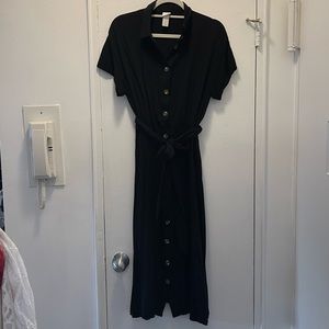 H&M Button Up Midi Dress